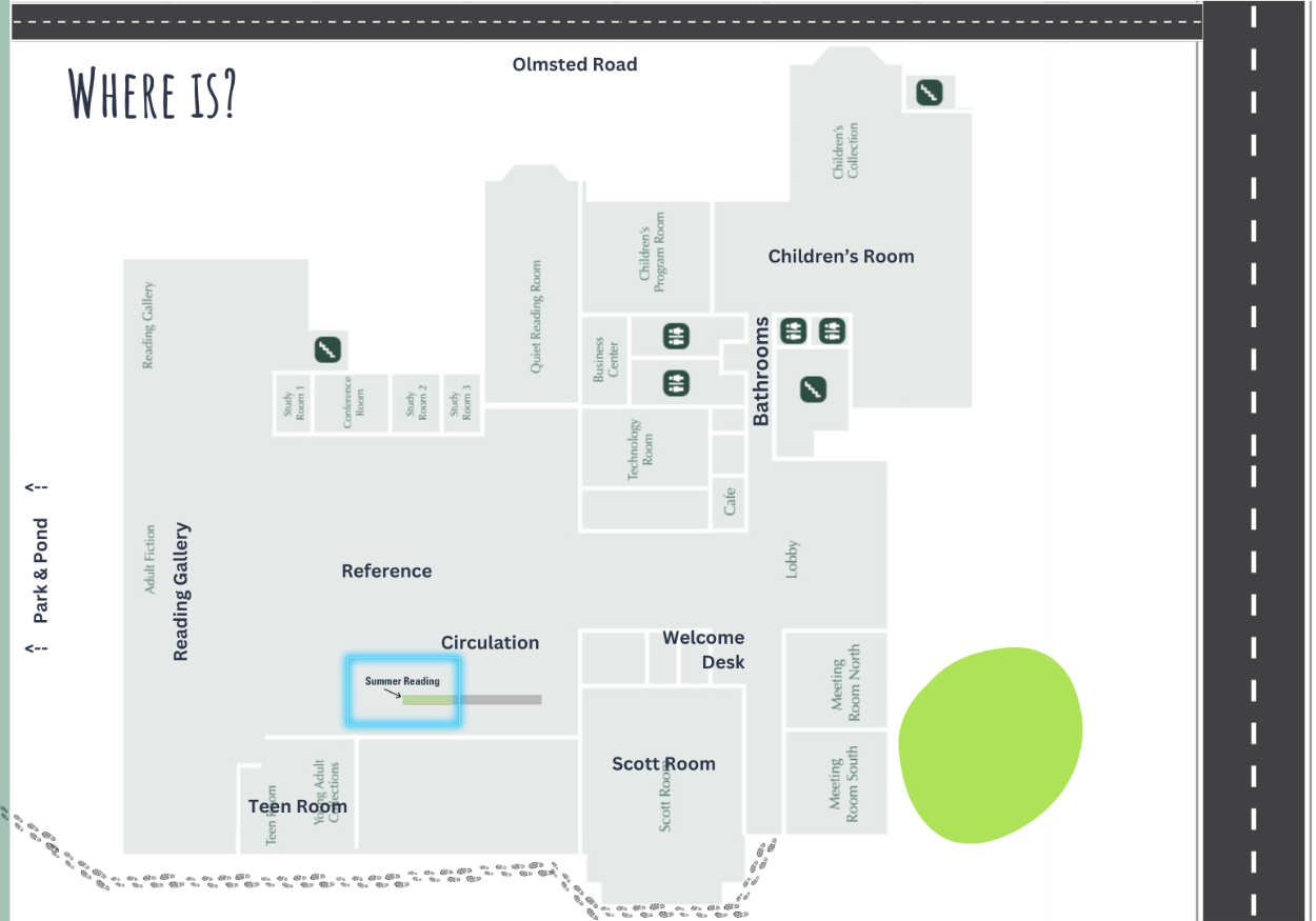 Map of Scarsdale Library