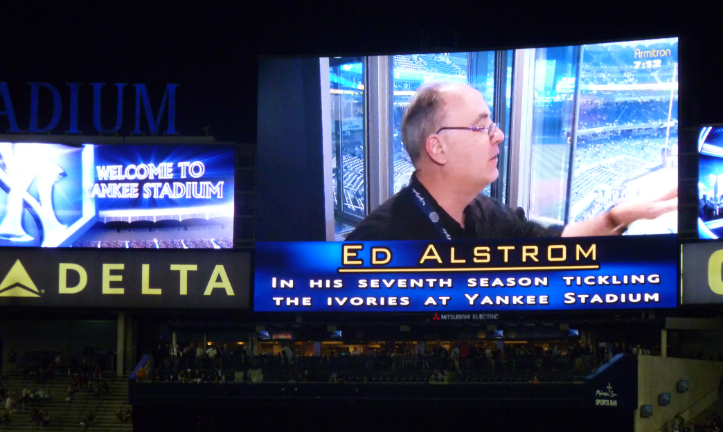 Organist Ed Alstrom at Yankee Stadium