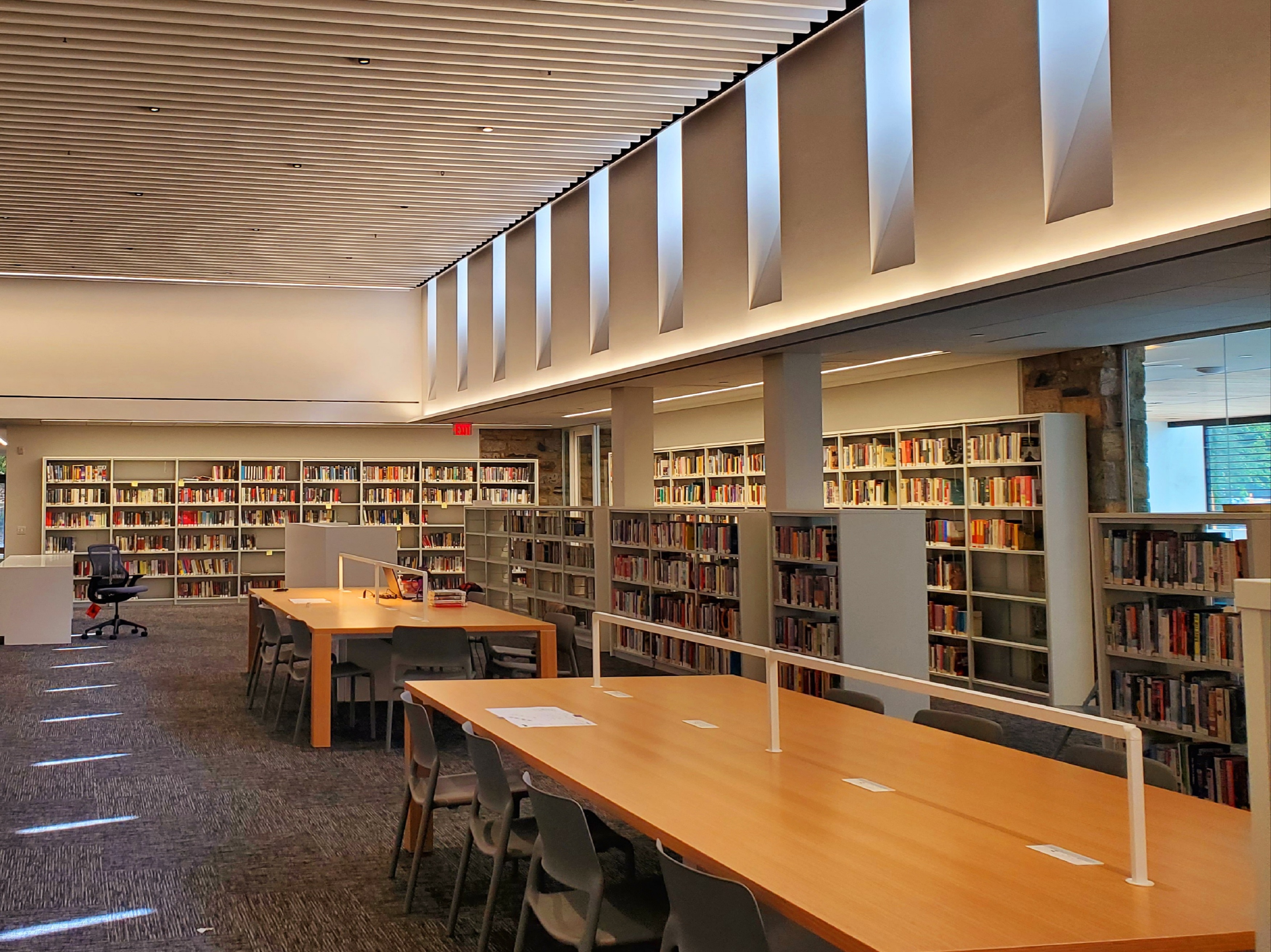 Main Area Stacks in new building