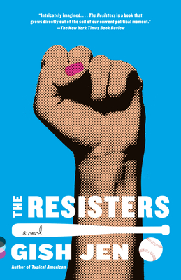 Book cover of The Resisters with a raised fist