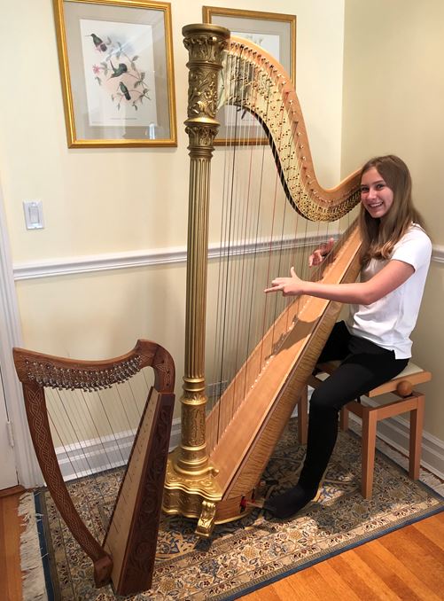 Eva and harps