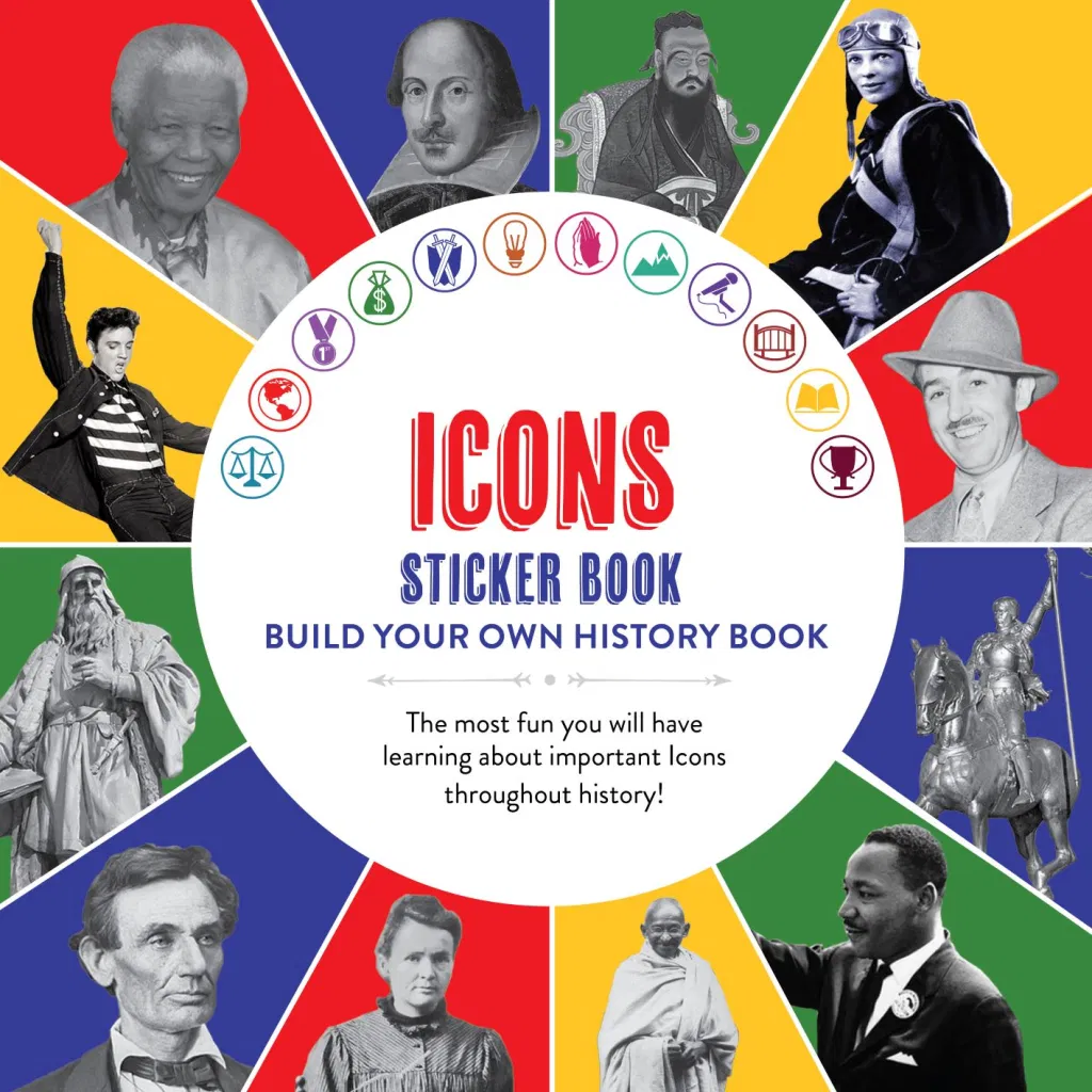 Icons History Sticker Book