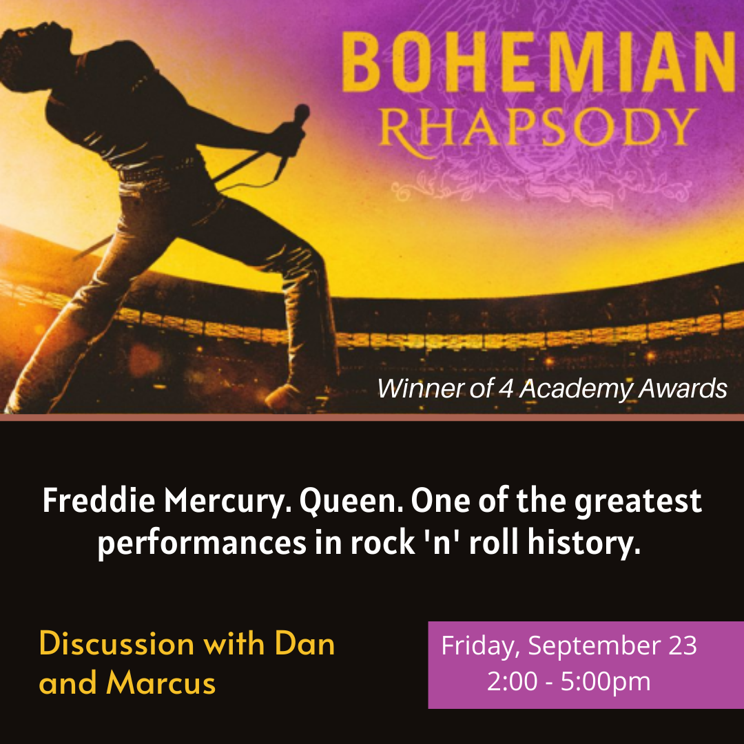 Bohemian rhapsody image of freddie mercury on stage