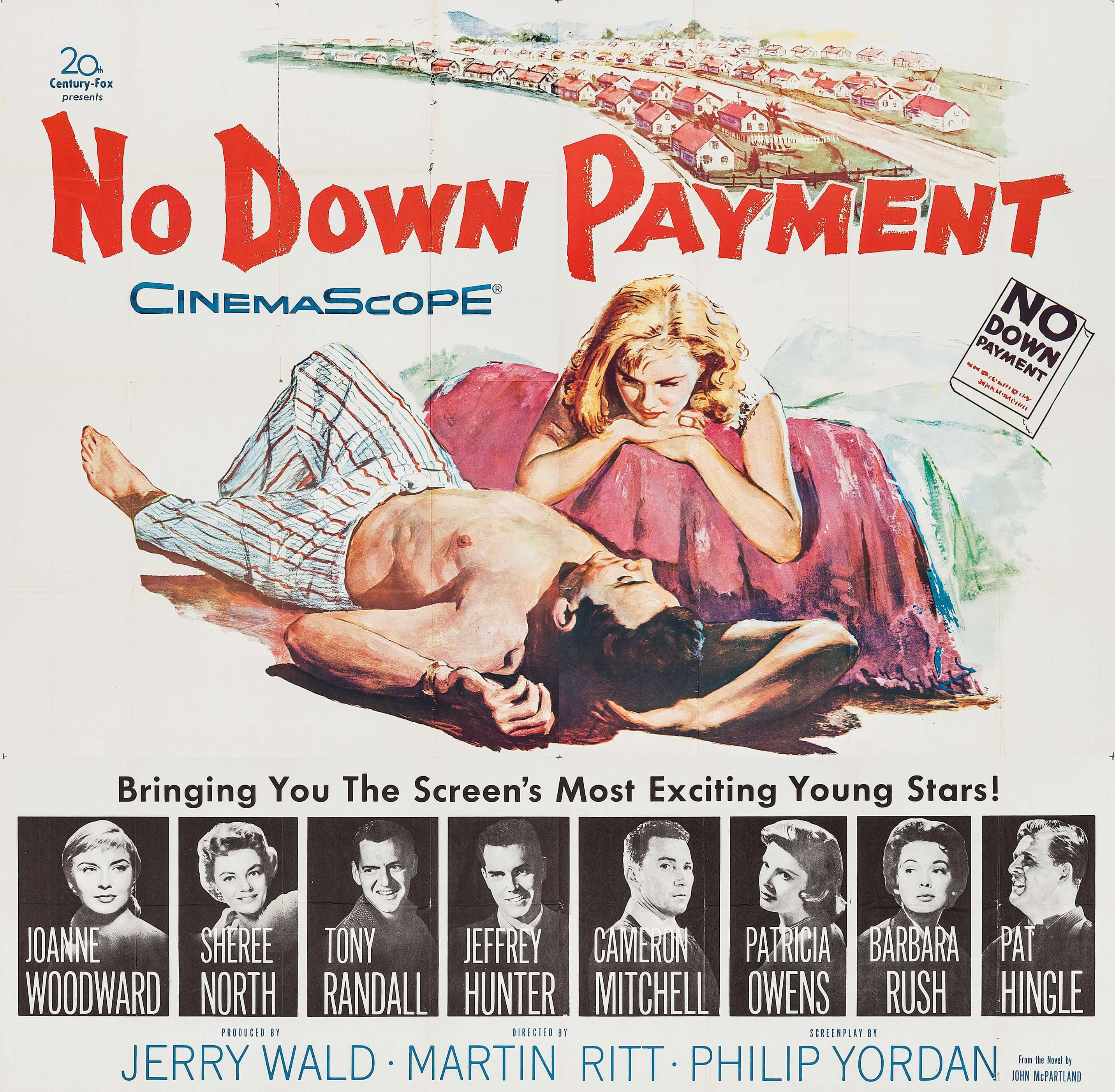 Movie poster for 1957 film No Down Payment