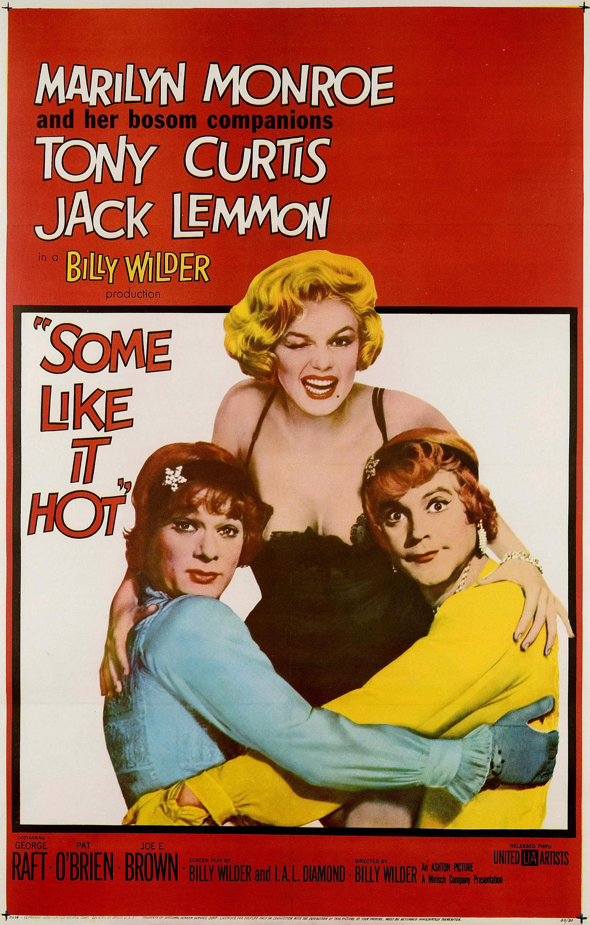 Film poster for Some Like It Hot (1959)