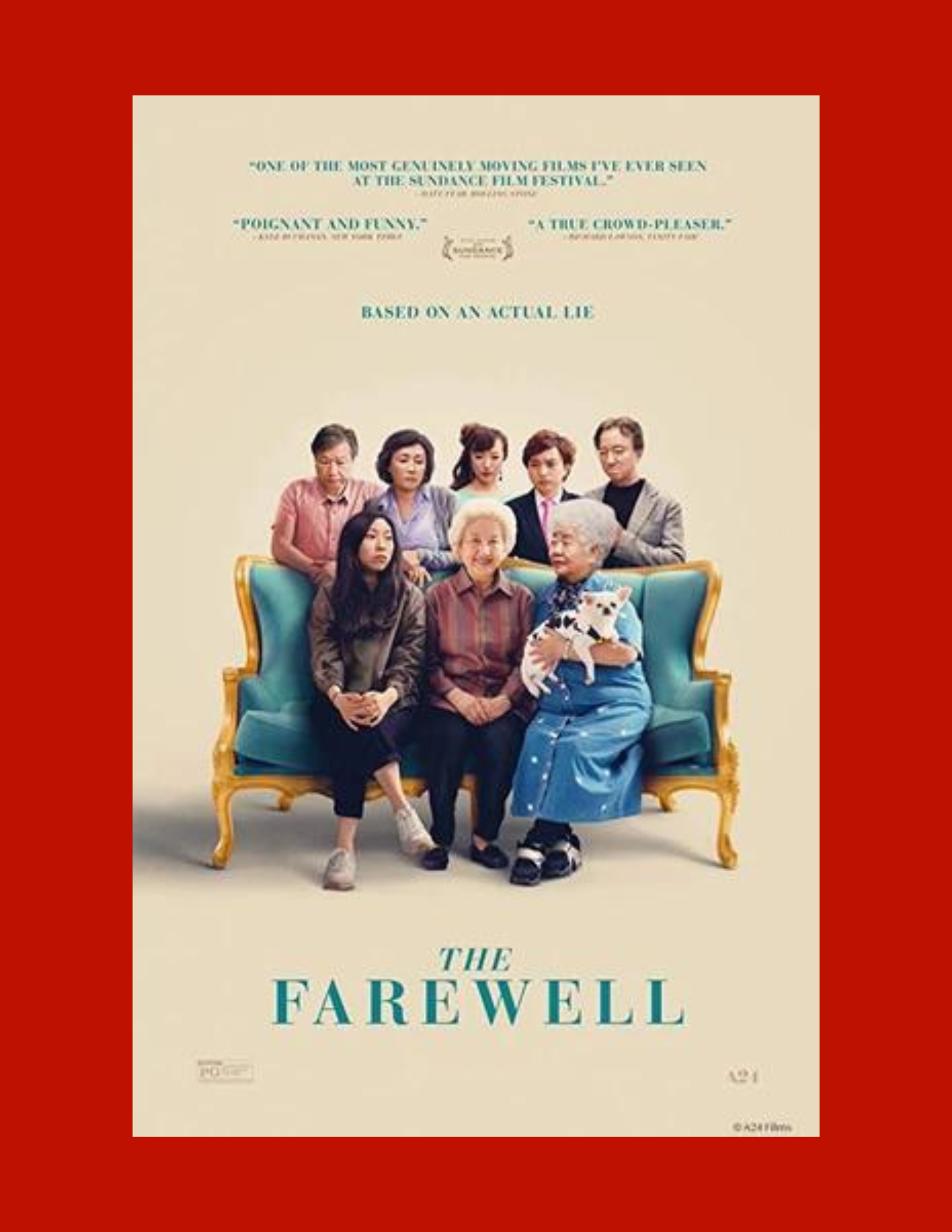Film poster for The Farewell (2019)