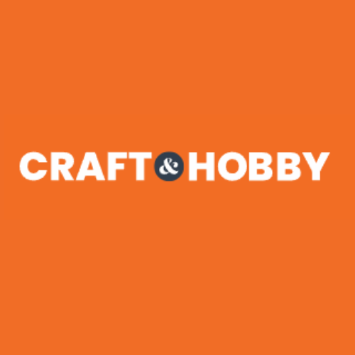 Craft and Hobby written on an orange square