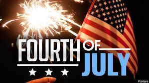 Fourth of July graphic banner