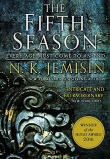 Book cover for "The Fifth Season" by N. K. Jemisin