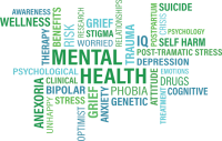 Mental health awareness illustration