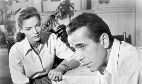 Lauren Bacall and Humphrey Bogart in Key Largo (1948)