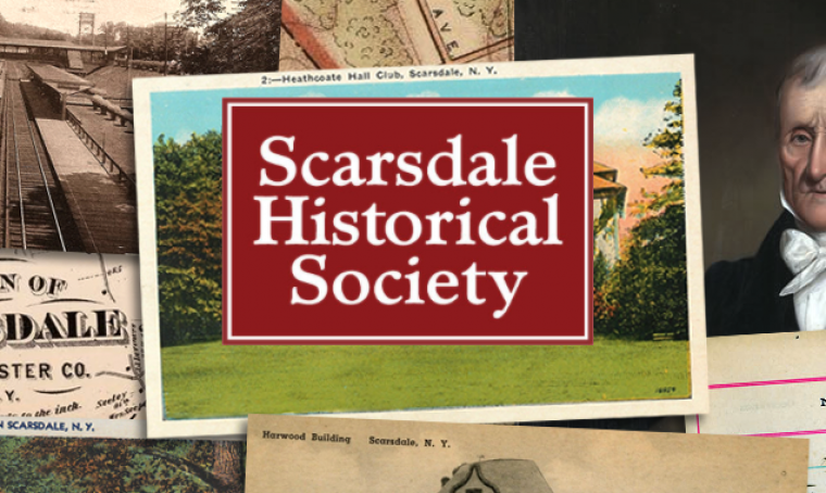 Scarsdale Historical Society website header
